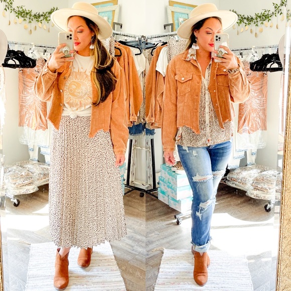 Camel Corduroy Jacket - Picture 5 of 5